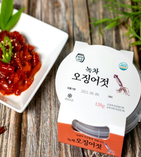 [자연다감] 녹차 오징어젓 120g/250g/400g