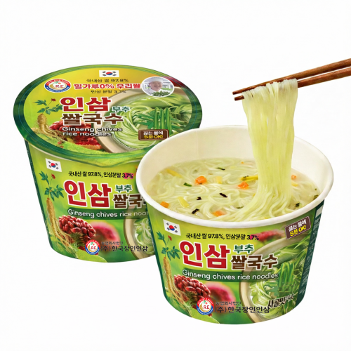 인삼 부추 쌀국수 사골맛 / (1개입 / 18개입 1박스)